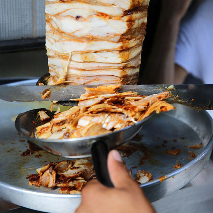 GGM Gastro Vá Xúc Gyros / Doner - 270x255x115mm - Thép Không Gỉ - Cán Nhựa
