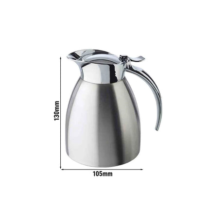 GGM Gastro Vacuum Jug - PREMIUM - Stainless Steel - 0.3L - One-Hand Operation