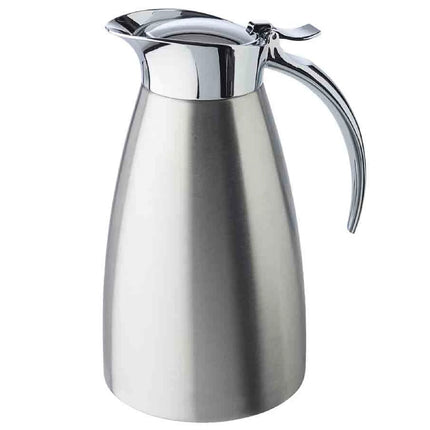 GGM Gastro Vacuum Jug - PREMIUM - Stainless Steel - 0.6L - One-Hand Operation
