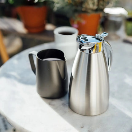 GGM Gastro Vacuum Jug - PREMIUM - Stainless Steel - 1.0L - One-Hand Operation