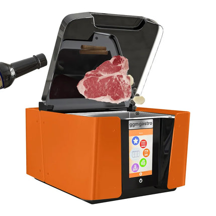 GGM Gastro Vacuum Sealer - 4.8m³/h - with Touchscreen & WiFi - Orange
