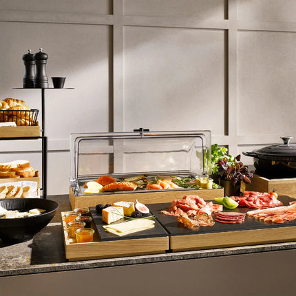 GGM Gastro - VALO - - Metal - Black - round - Ø 250mm - suitable for buffet stand 14030