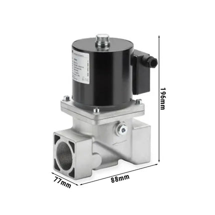 GGM Gastro Van Điện Từ Gas - 119x199x100mm - 200mbar - Thân Nhôm - VML
