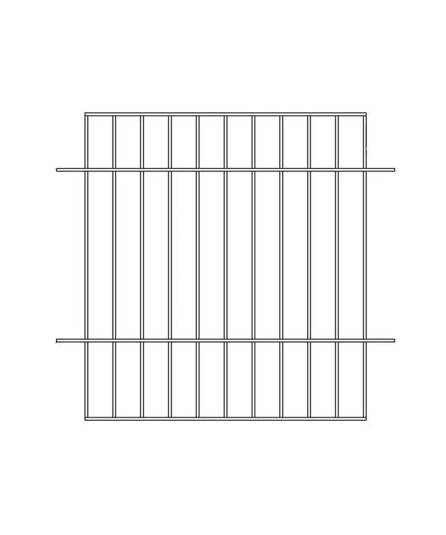 GGM Gastro Vertical partition grid - 433x474mm - Length: 432mm - Thickness: 12mm - for FEI series