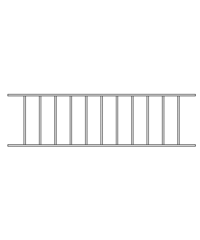 GGM Gastro Vertical partition grid - Stainless steel - 480x10x132mm - for FEI series