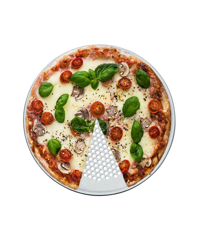 GGM Gastro Vỉ Lưới Pizza - Nhôm - Ø253mm - Đục Lỗ