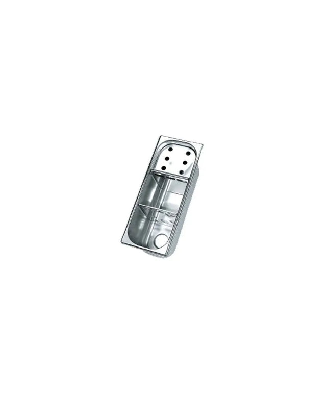 GGM Gastro VP2712 Portioner Sink 270x110x120mm - Stainless Steel - CNS - 2 bottom openings