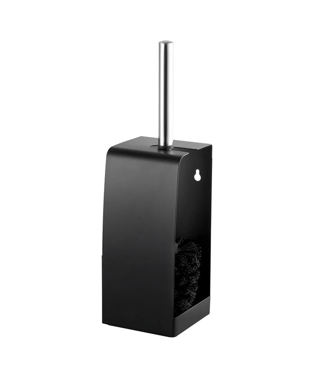GGM Gastro Wall Mounted Toilet Brush & Holder – Stainless Steel - Black
