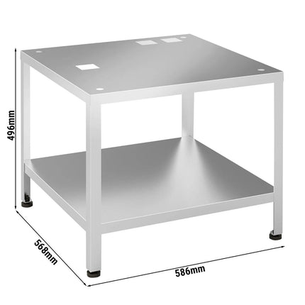 GGM Gastro Warewasher Stand - for GS series dishwashers - 586x568mm - H: 496mm