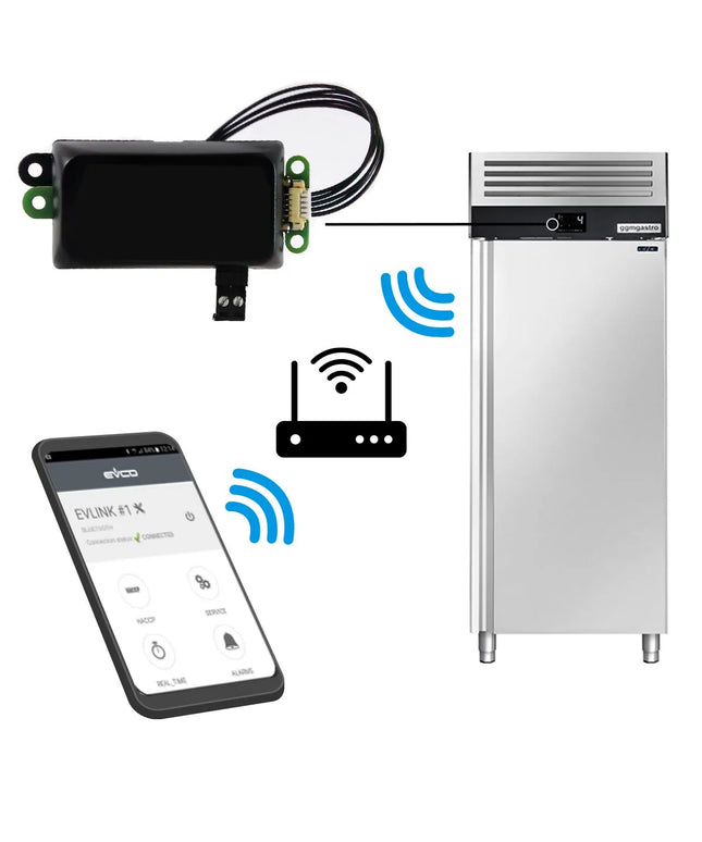 GGM Gastro Wi‑Fi Control & HACCP Data Logging - for Refrigeration Units - with EV Connect app