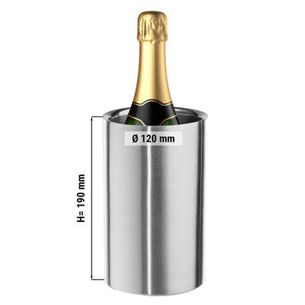 GGM Gastro Wine Bucket - Stainless Steel - Ø120mm - Height:190mm - for 1 bottle