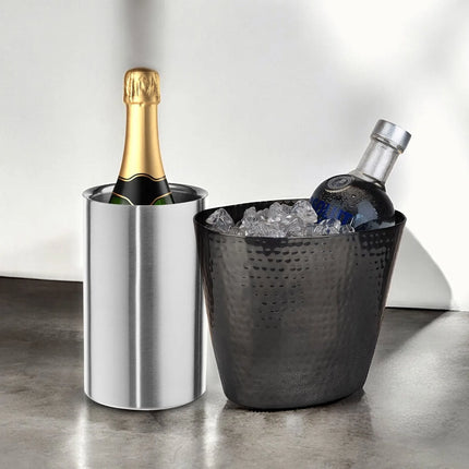 GGM Gastro Wine Bucket - Stainless Steel - Ø120mm - Height:190mm - for 1 bottle