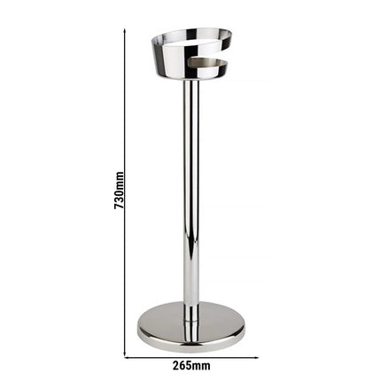 GGM Gastro Wine Bucket Stand - Stainless Steel - Ø175mm - Height:730mm