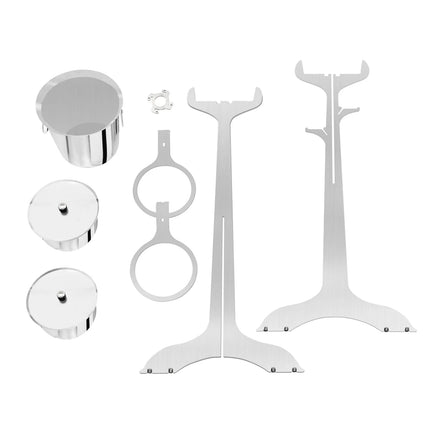 GGM Gastro Wine Bucket with Stand & 2 Ice Buckets - Stainless Steel - Height:720mm