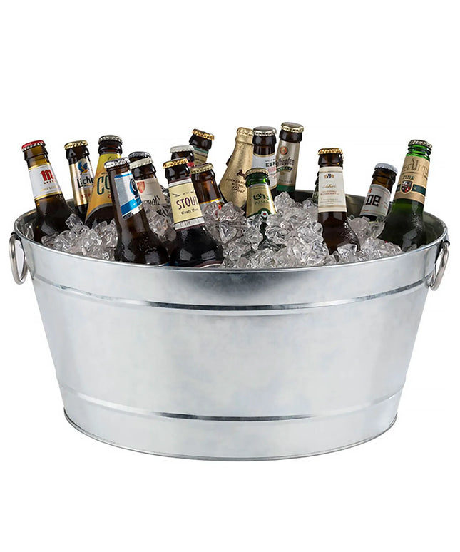 GGM Gastro Wine & Champagne Tub - TIN - Galvanised Steel - 18 litres - with plastic insert