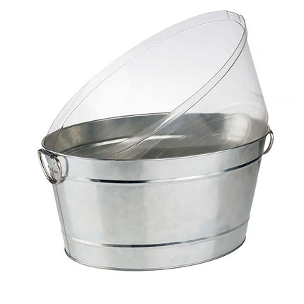 GGM Gastro Wine & Champagne Tub - TIN - Galvanised Steel - 18 litres - with plastic insert