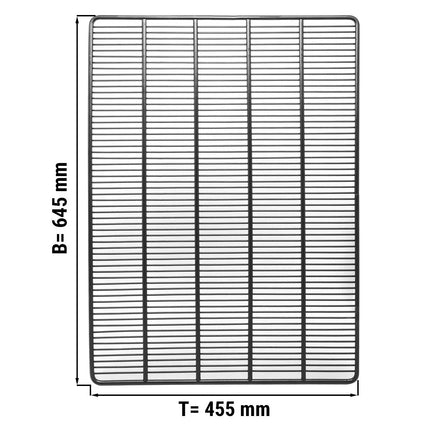 GGM Gastro Wire shelf - Black - 645x455mm - for GKPO1000S