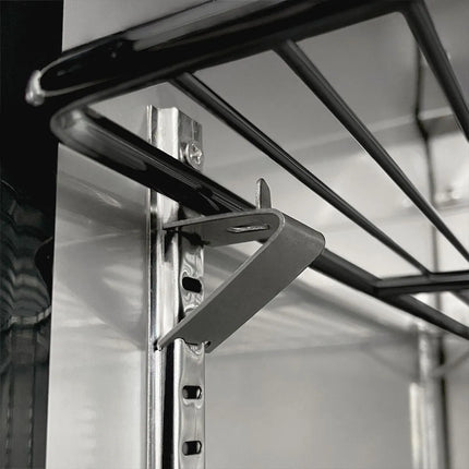 GGM Gastro Wire shelf - Plastic-coated - 398x528x20mm - Black - incl. 4 clamps - for GKS908N-B
