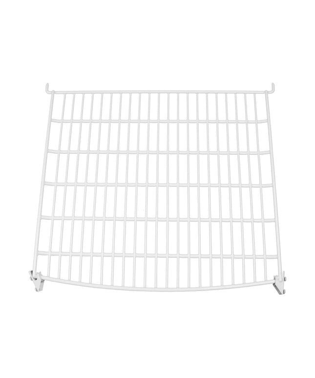GGM Gastro Wire shelf - Plastic-coated - 430x390mm - Thickness: 10mm - White - incl. Mounting brackets - for Panoramic display cabinet PVNR235N
