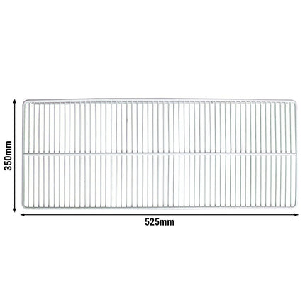GGM Gastro Wire shelf - Plastic-coated - 525x350mm - Thickness: 10mm - for BGI140 & BGSI280