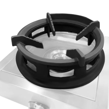 GGM Gastro Wok Attachment for Gas Stove - 400x400x121mm - Cast Iron - for GHTC1 & GHTC2