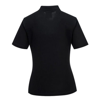 GGM Gastro Women’s Cotton Polo Shirt - Black - Size: XL