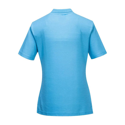 GGM Gastro Women’s Cotton Polo Shirt - Sky Blue - Size: L
