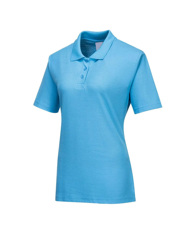 GGM Gastro Women’s Cotton Polo Shirt - Sky Blue - Size: XL