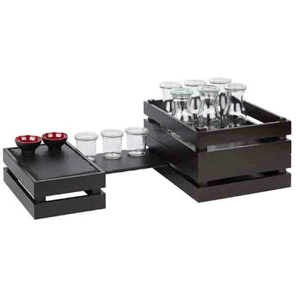 GGM Gastro Wooden Box - SUPERBOX - Black - Height: 105mm