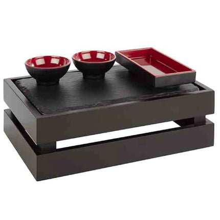GGM Gastro Wooden Box - SUPERBOX - Black - Height: 105mm