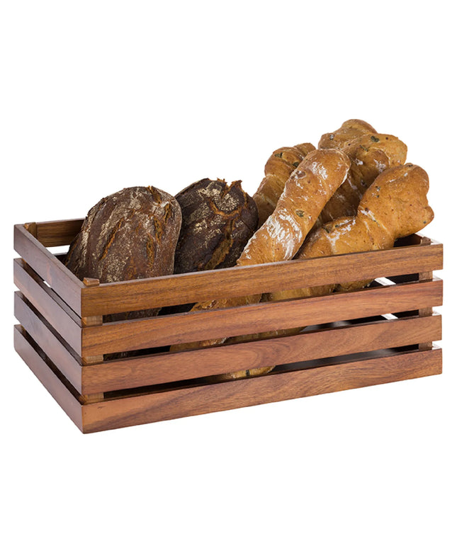 GGM Gastro Wooden Box | SUPERBOX - Brown - Height: 200mm - suitable for GN 1/1