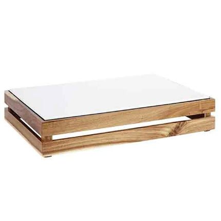GGM Gastro Wooden Box - SUPERBOX - Height: 105mm - suitable for GN 1/1 - Brown - Wood