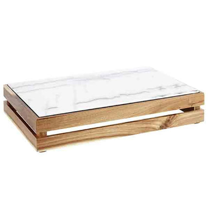 GGM Gastro Wooden Box - SUPERBOX - Height: 105mm - suitable for GN 1/1 - Brown - Wood