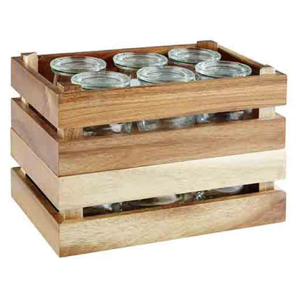 GGM Gastro Wooden Box - SUPERBOX - Wood - Brown - Height: 105mm