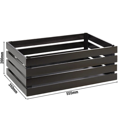 GGM Gastro Wooden Box - SUPERBOX - Wood - Height: 200mm - suitable for GN 1/1