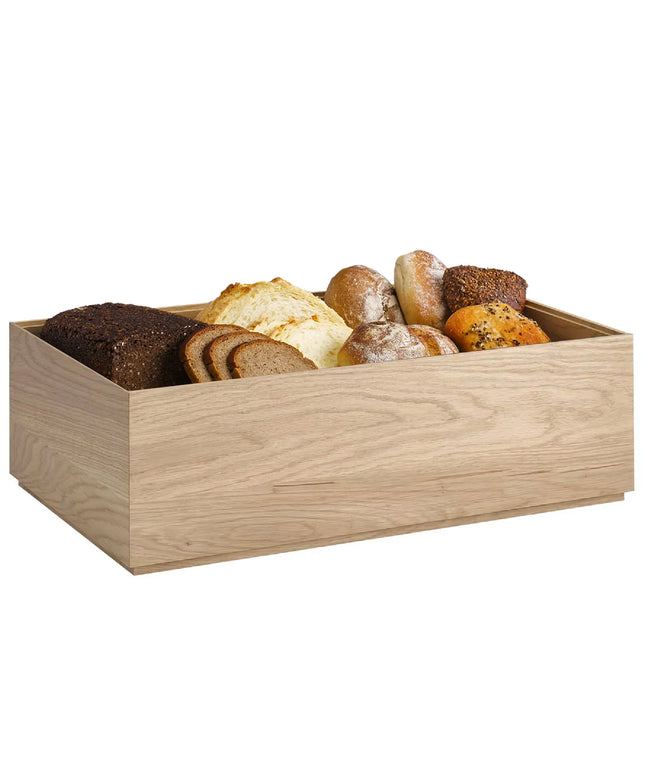 GGM Gastro Wooden Box - VALO - Oak - Brown - Height: 165mm - suitable for GN 1/1