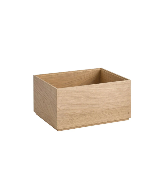 GGM Gastro Wooden Box | VALO - Oak - Brown - Height: 165mm - suitable for GN 1/2