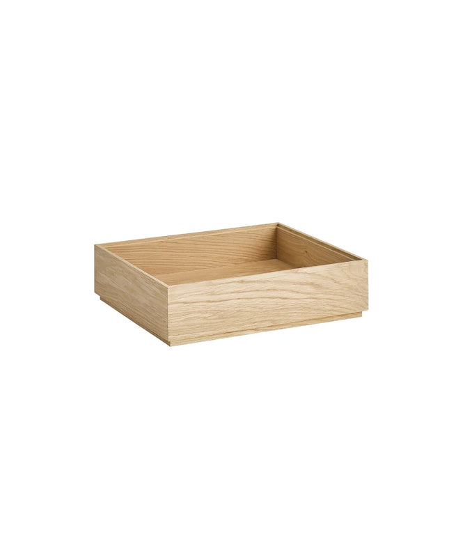GGM Gastro Wooden Box | VALO - Oak - Brown - Height: 85mm - suitable for GN 1/2