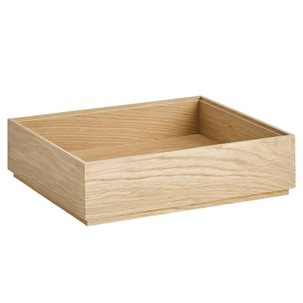 GGM Gastro Wooden Box | VALO - Oak - Brown - Height: 85mm - suitable for GN 1/2
