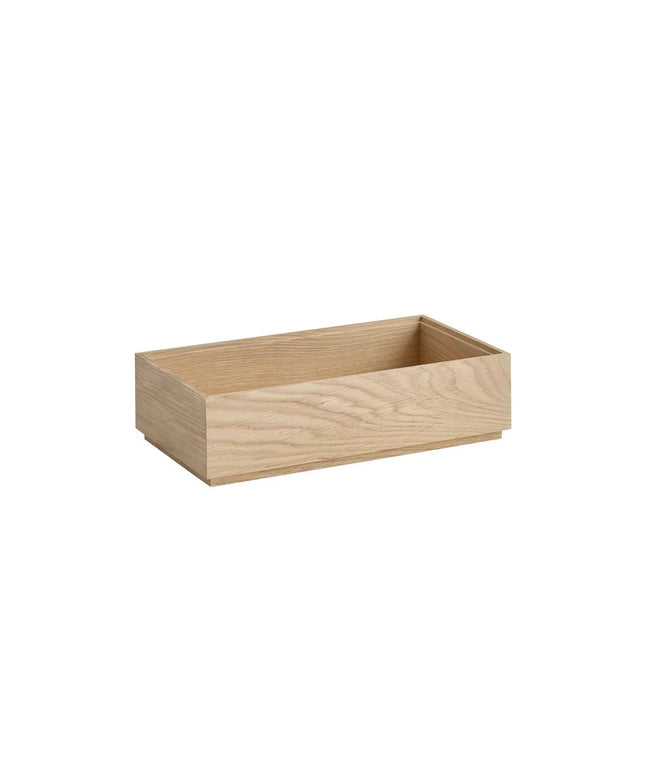 GGM Gastro Wooden Box | VALO - Oak - Brown - Height: 85mm - suitable for GN 1/3