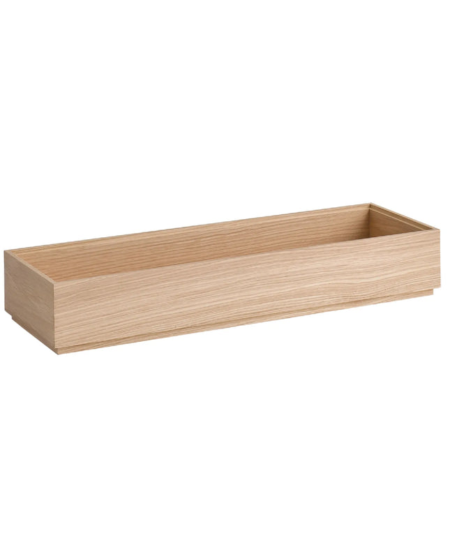 GGM Gastro Wooden Box - VALO - Oak - Brown - Height: 85mm - suitable for GN 2/4