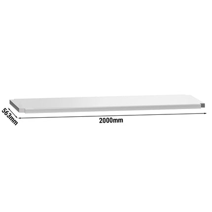 GGM Gastro Work Table Undershelf - 2000x563mm - suitable for Work Tables ATK206 & ATK206A