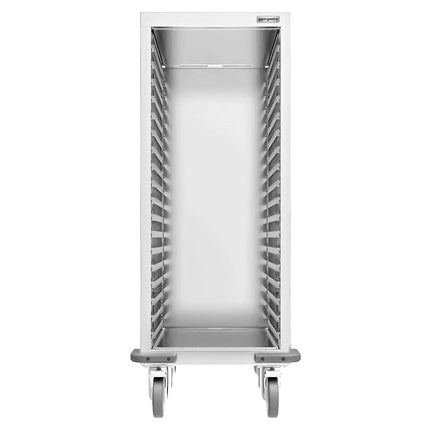 GGM Gastro Xe Đẩy Khay Bánh Inox - 18 Tầng - Cho 18 Khay 600x400mm - Bánh Xe Phanh Êm
