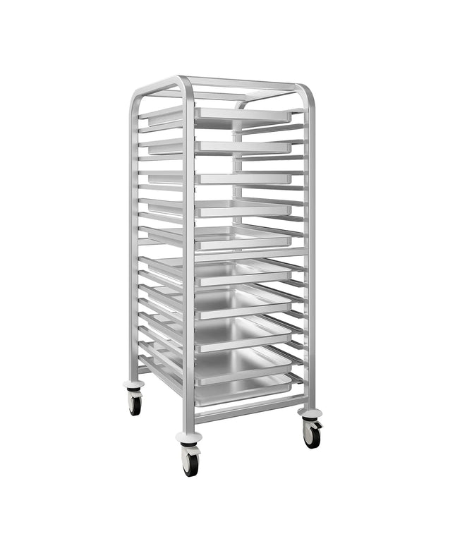 GGM Gastro Xe Đẩy Khay Bánh Ngọt - Thép Không Gỉ - 15 Tầng - Cho 15 Khay 600x400mm