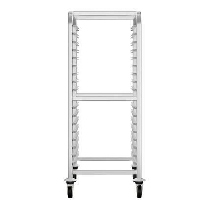 GGM Gastro Xe Đẩy Khay Bánh Ngọt - Thép Không Gỉ - 15 Tầng - Cho 15 Khay 600x400mm