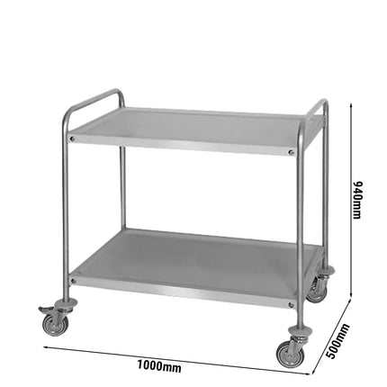 GGM Gastro Xe Đẩy Phục Vụ - 1000x500mm - 2 Tầng