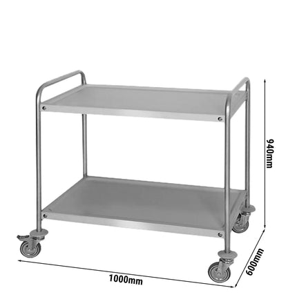 GGM Gastro Xe Đẩy Phục Vụ - 1000x600mm - 2 Tầng