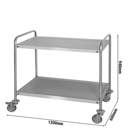 GGM Gastro Xe Đẩy Phục Vụ - 1200x600mm - 2 Tầng