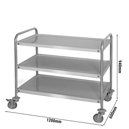 GGM Gastro Xe Đẩy Phục Vụ - 1200x600mm - 3 Tầng
