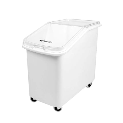 GGM Gastro Xe Đẩy Thùng Đựng Nguyên Liệu - 102L - Polypropylene - Kèm Nắp - Bánh Xe Êm